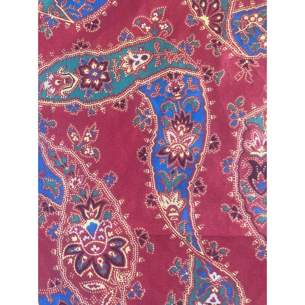 Schumacher "Ruban de Cachemire"fabric vintage swatch 20” x 54” wide light weight